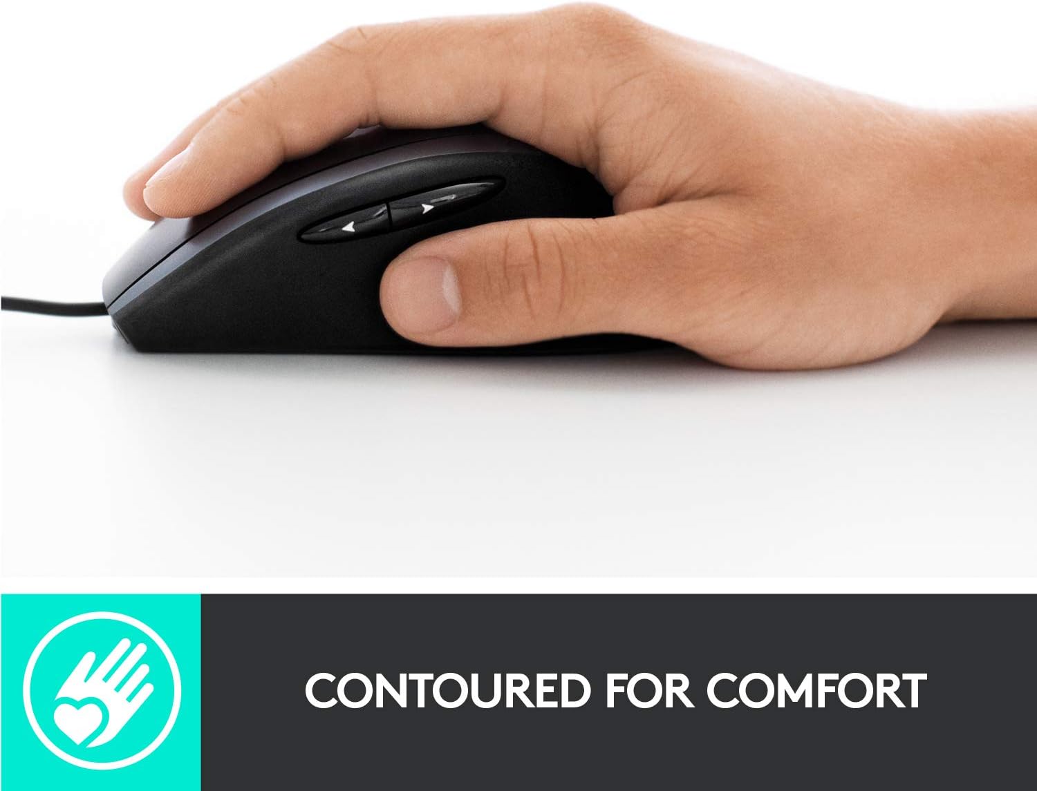 Logitech M500s Advanced Corded 7-Button Mouse