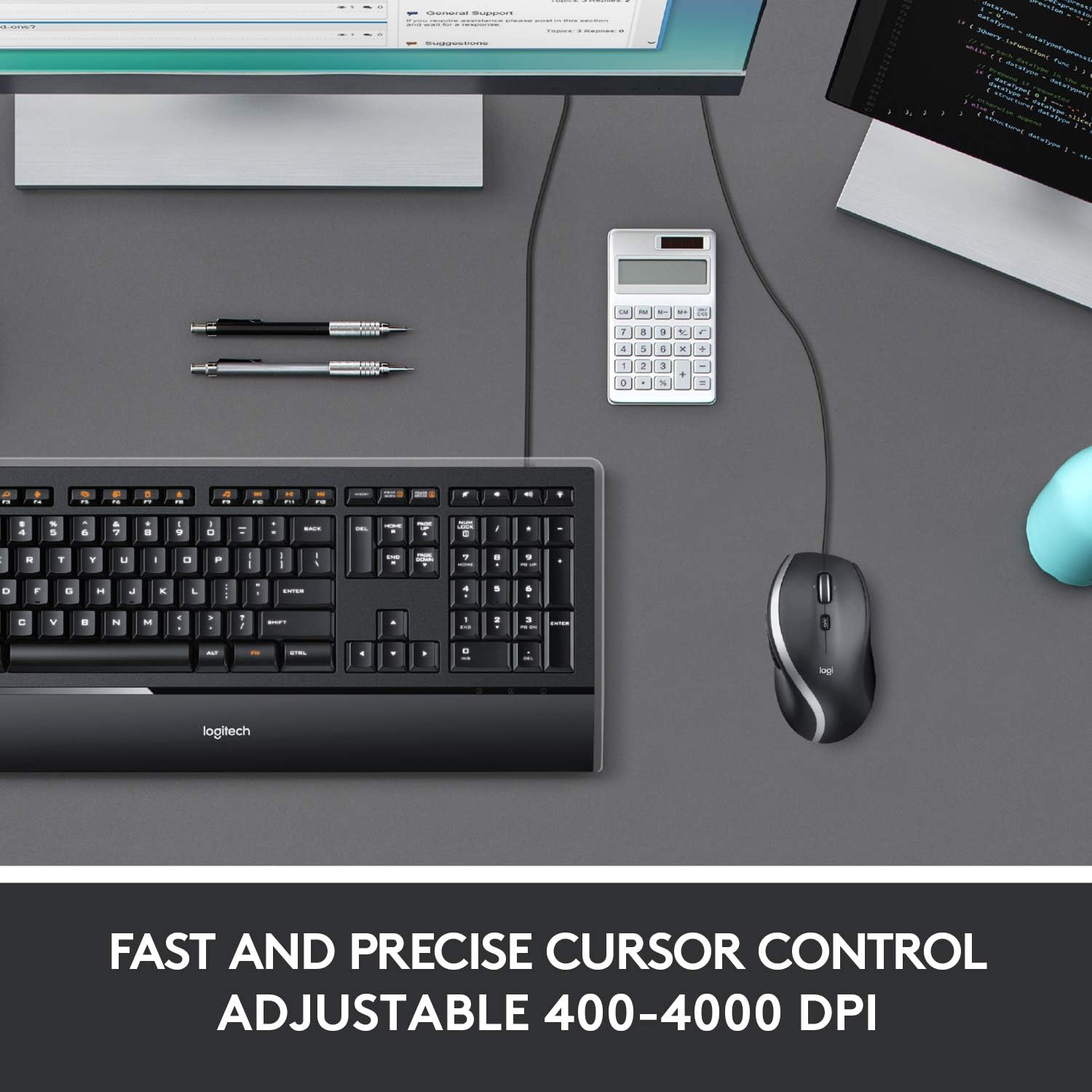 Logitech M500s Advanced Corded 7-Button Mouse