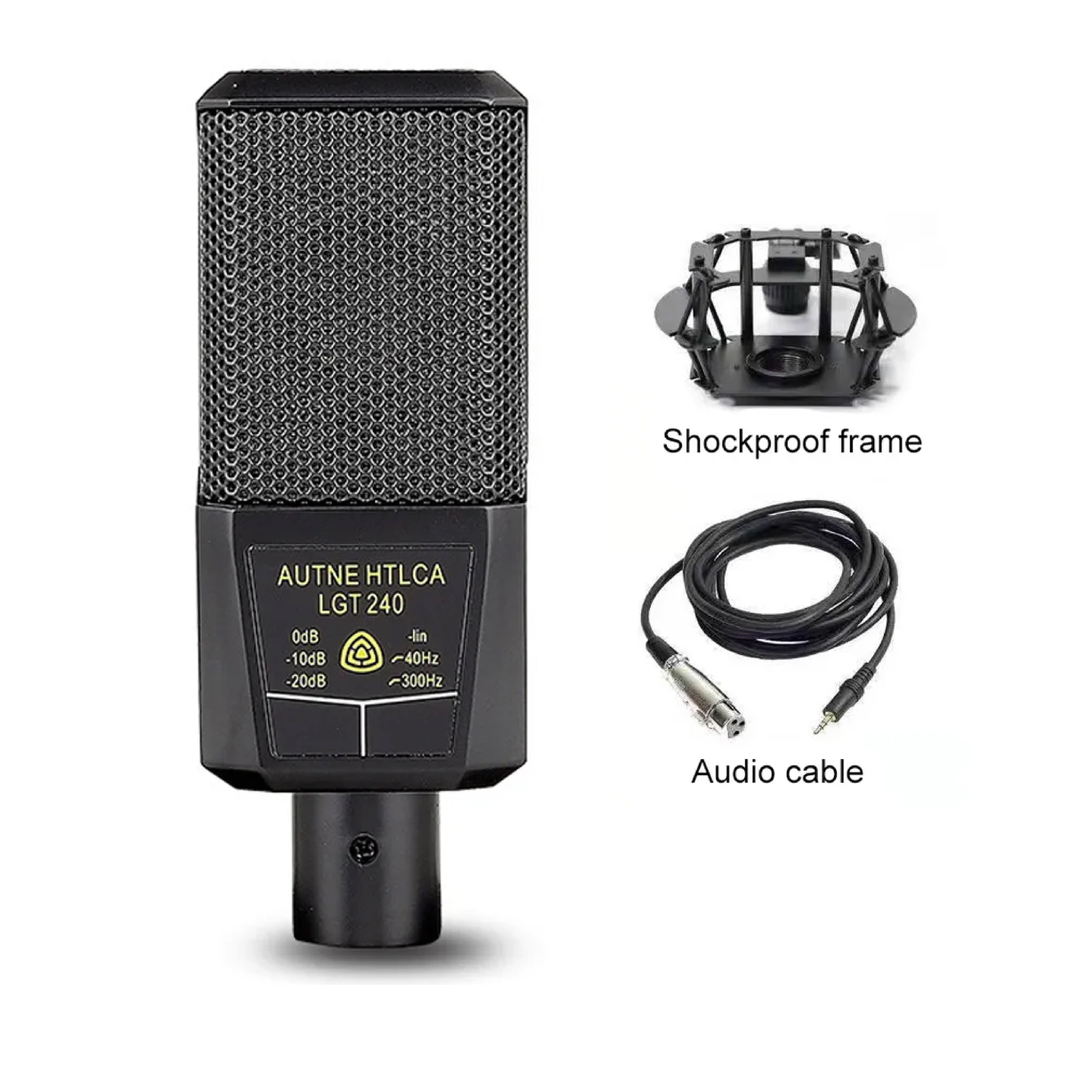 240 condenser microphone sound card set English sound card V8S live broadcast equipment F998 full set of mobile phone computer recording
