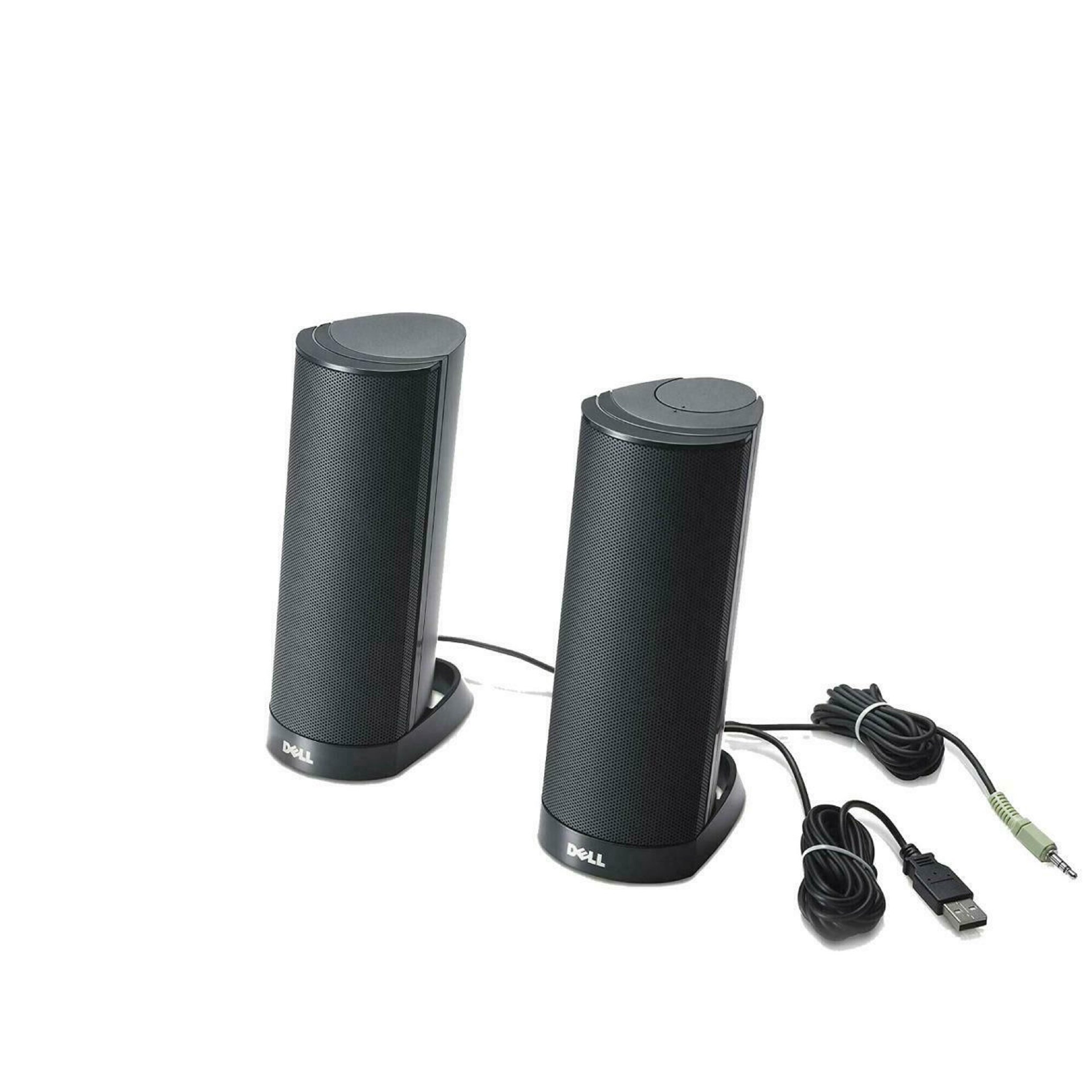 Dell AX210 Multimedia Computer Speakers 2.0 (USB powered, 3.5mm) Black 42DJY