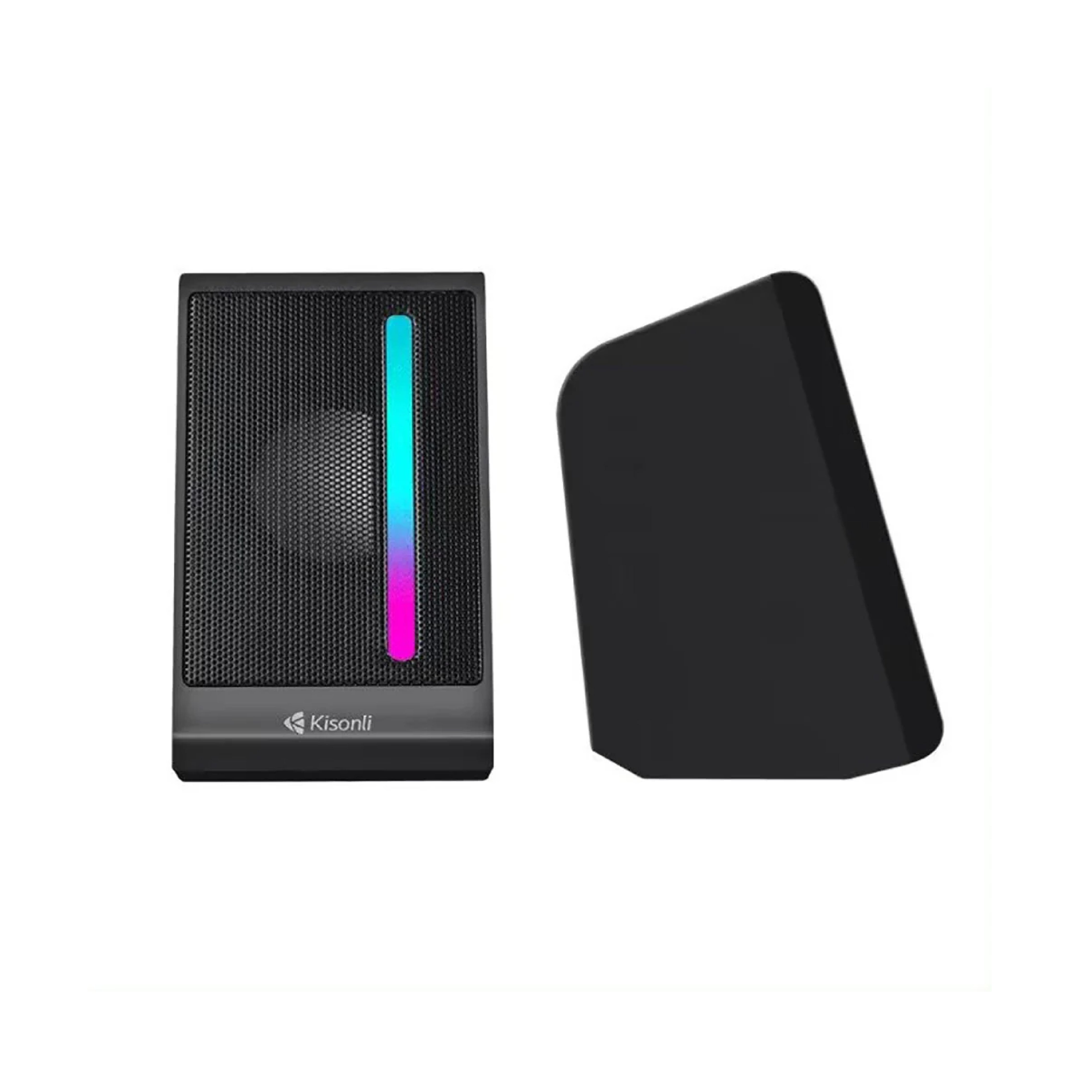 KISONLI X16 MINI USB 2.0 PORTABLE SPEAKER FOR LAPTOP PC WITH RGB LIGHT Ratings 32