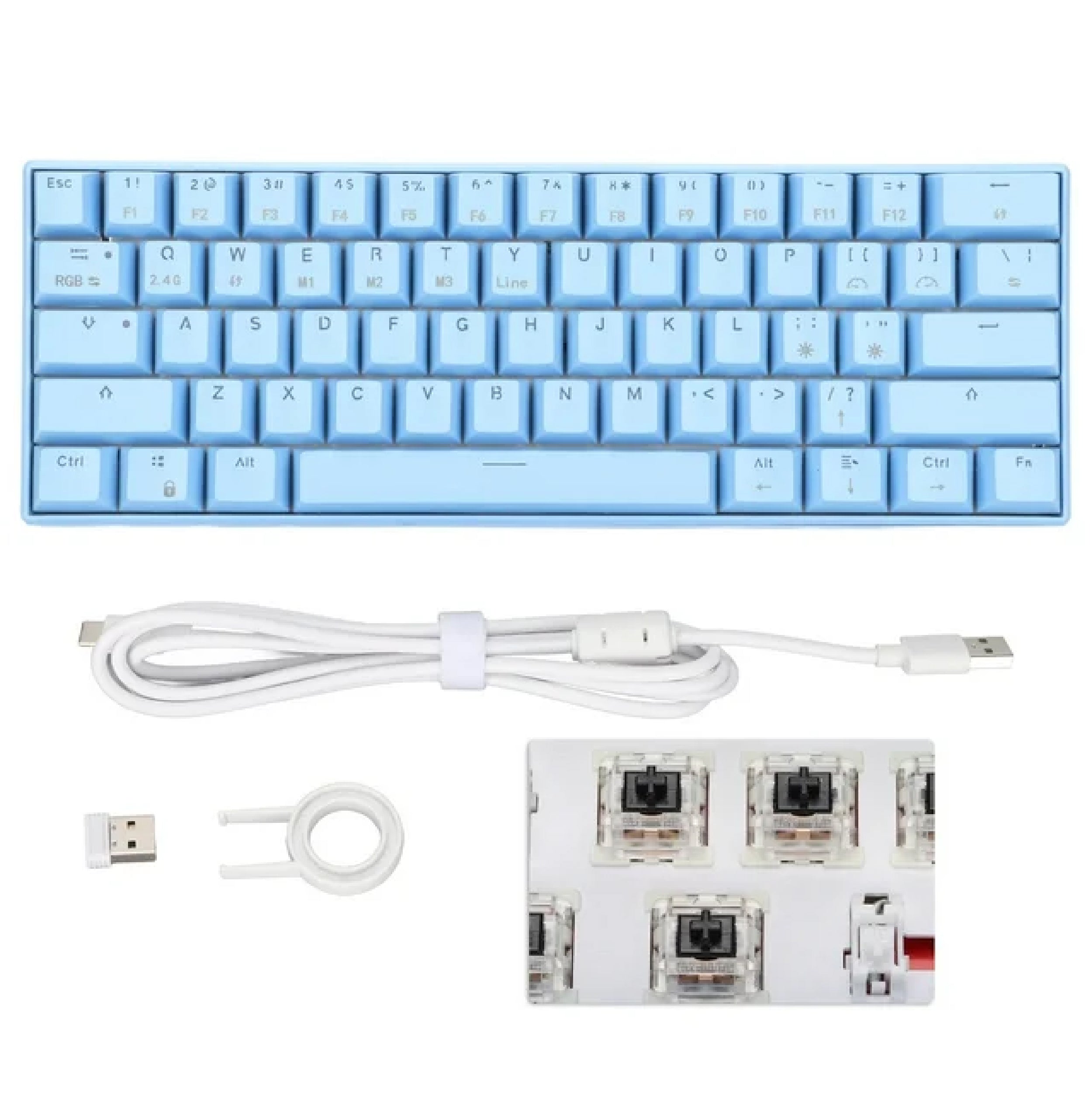 READSON Mechanical Keyboard 61 Keys RGB 3 Modes
