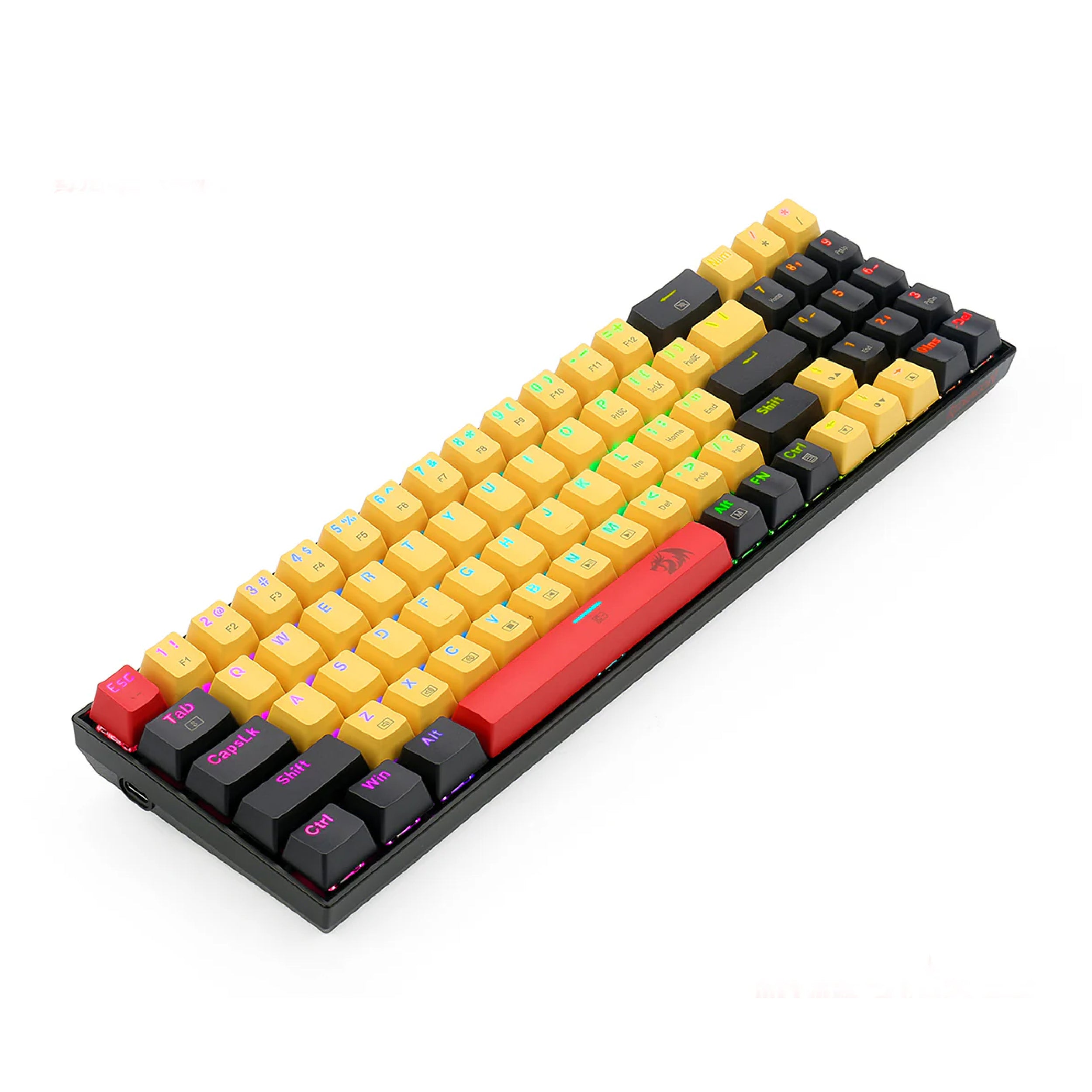 Redragon Keyboard K688 RGB Black